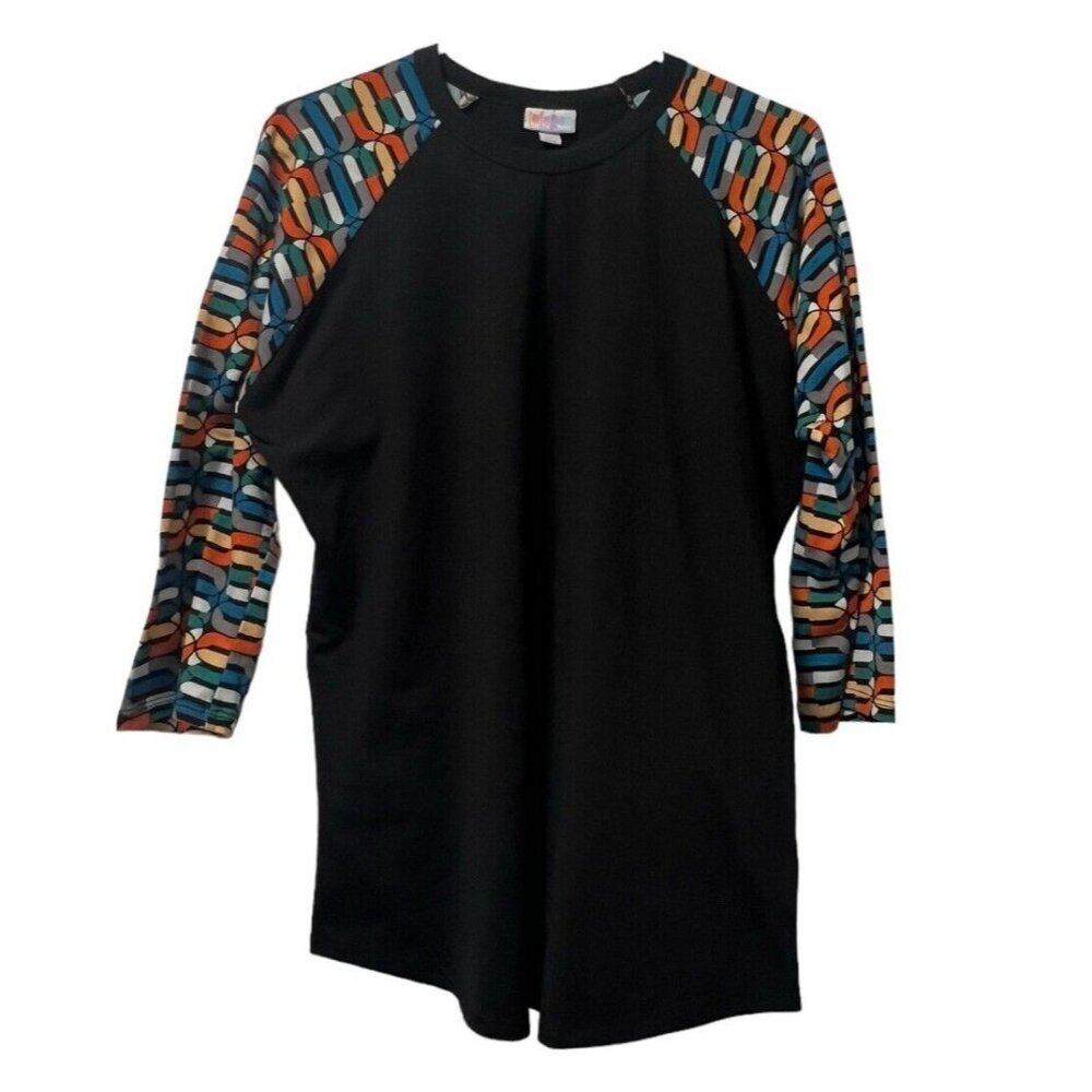 LuLaRoe Geometric Pattern Size Medium Preppy Loungewear Lightweight Comfort